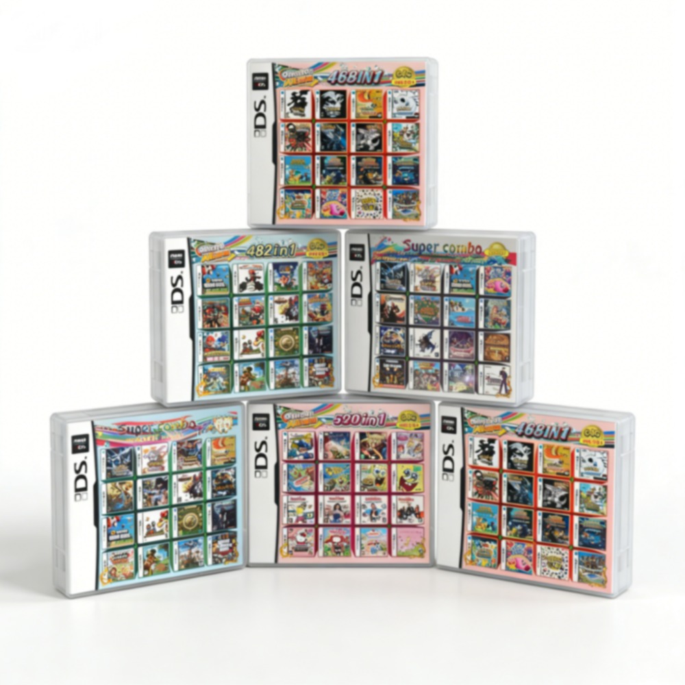 Console Retro Gaming Portable - •Pokem0n Themed Multi-Game Cartridge For DS/3DS/NDSL/2DS-Preloaded