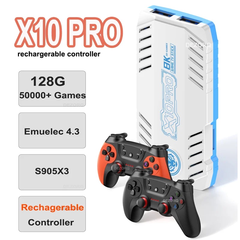 Retro Gaming Devices - 4K X10 Pro Game Stick HD