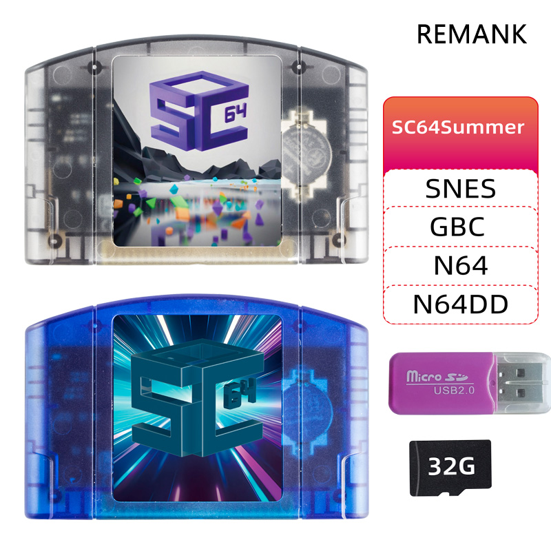 Retro Gaming Fun - REMANK 5000-in1 SC64Summer SC64 Game Card