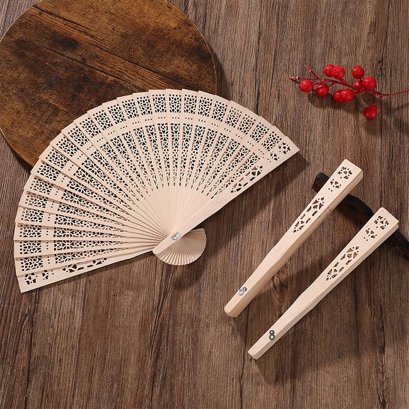Console Retro Gaming Portable - Retro Wood Folding Handheld Fan Lightweight