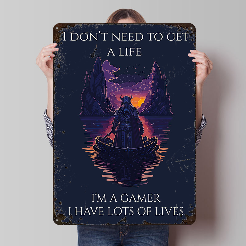 Retro Gaming Quotes - Gaming Quote Printing Poster Customized Retro
