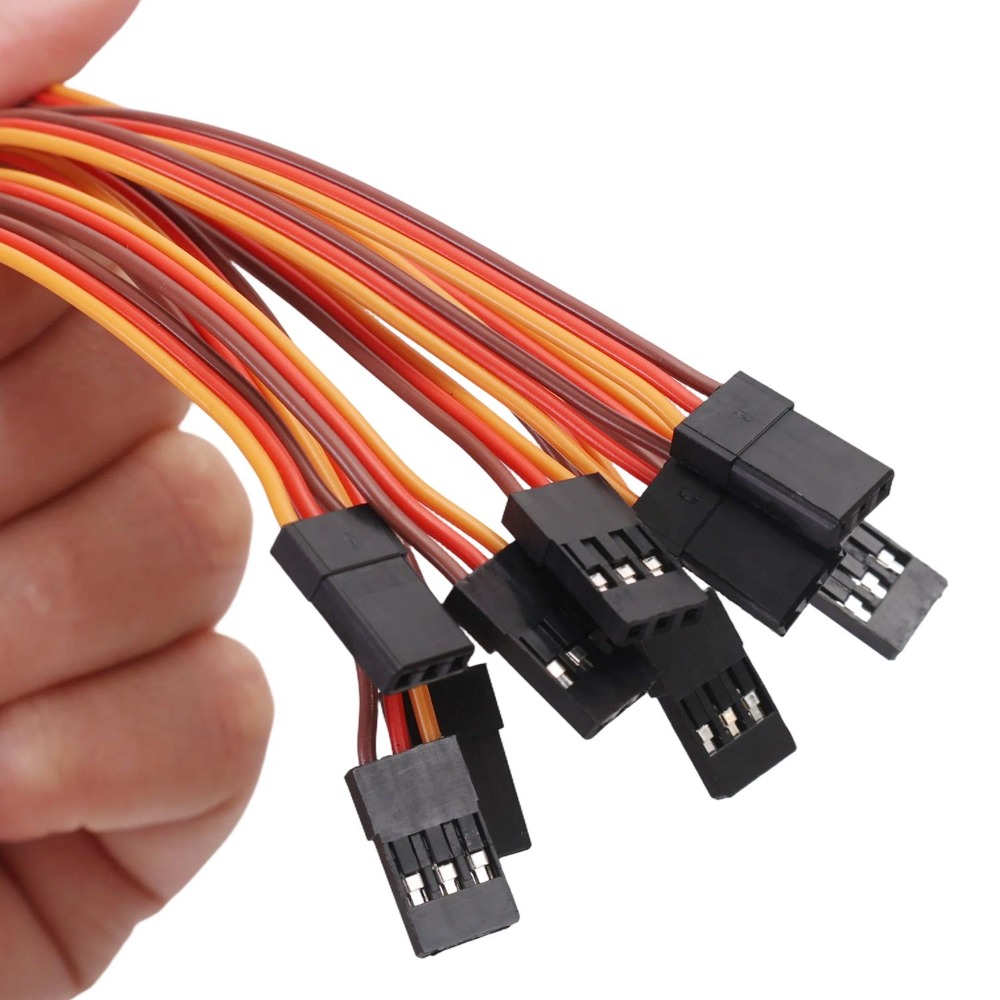 1-10pcs 15cm 30-Core Servo Ext - Controller Extension Cord ulasan dan harga