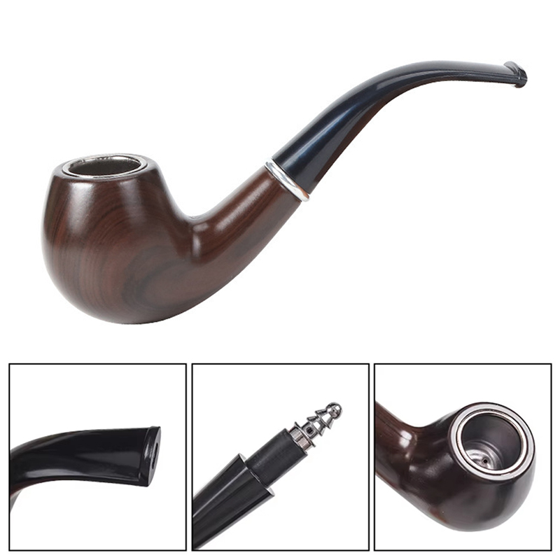 Retro Resin Ebony Smoking Pipe - Console Retro Gaming Portable ulasan dan harga