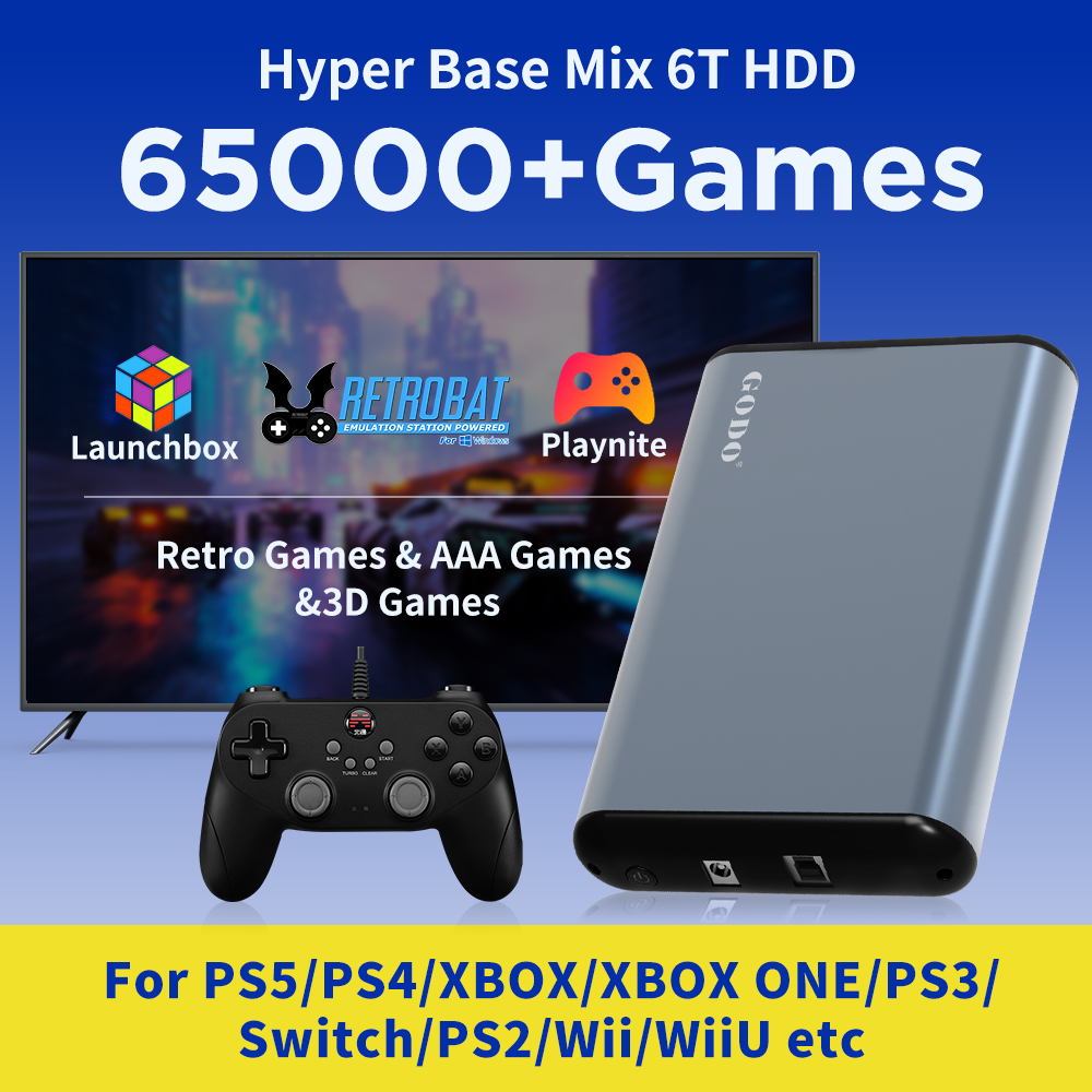JMachen 6TB Portable Gaming HD - Retro Gaming Ps3 ulasan dan harga