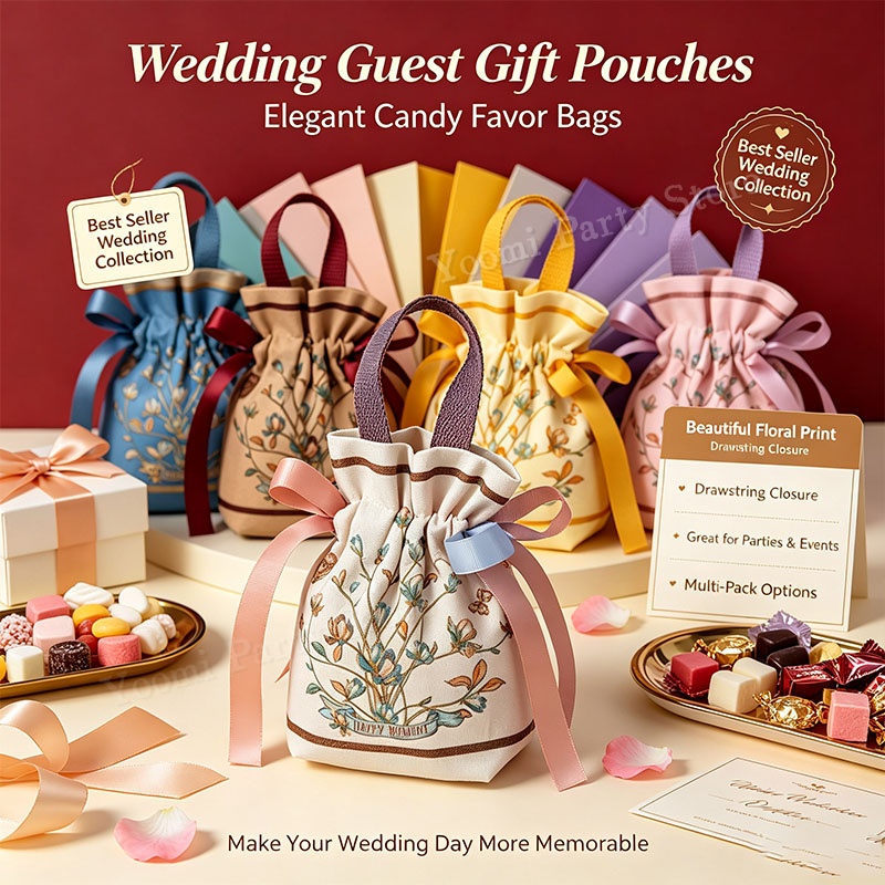 Retro Floral Drawstring Candy  - Console Retro Gaming Portable ulasan dan harga