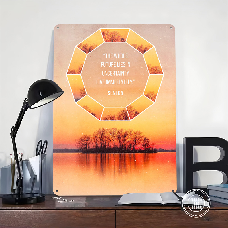 Seneca Quote 4 Printed Poster  - Retro Gaming Quotes ulasan dan harga