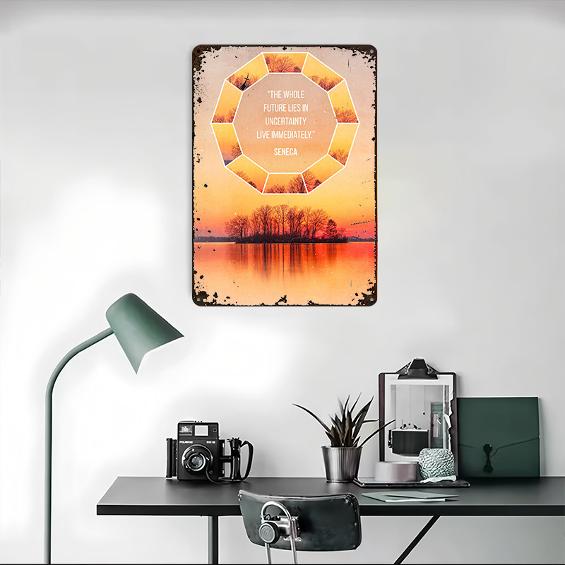 Seneca Quote 4 Printed Poster  - Retro Gaming Quotes ulasan dan harga