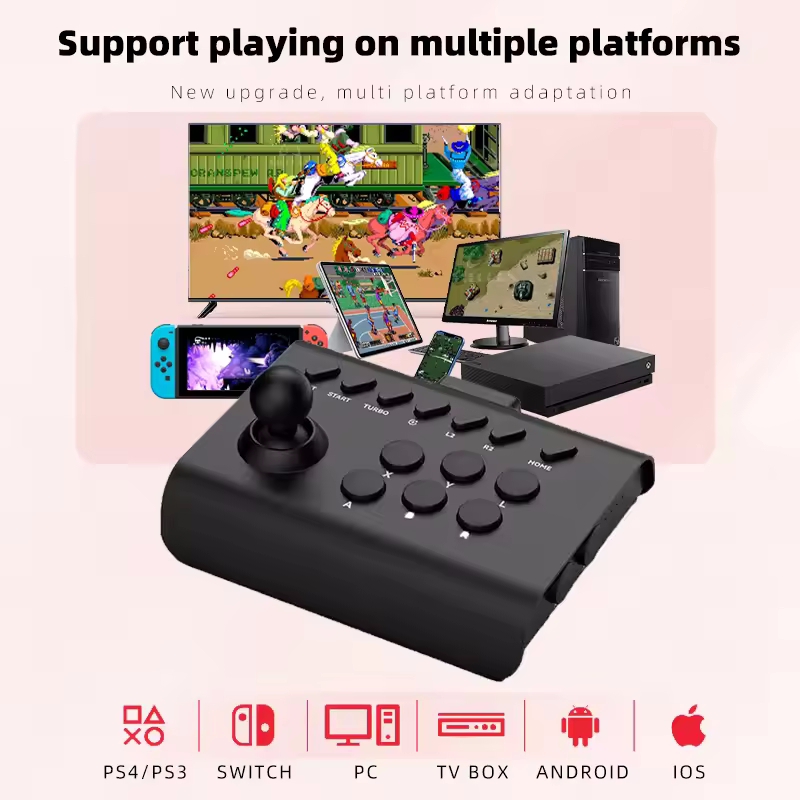 Arcade Gamepad Bluetooth Contr - Retro Gaming Ps3 ulasan dan harga
