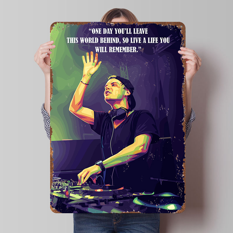 Avicii Quotes Printed Poster C - Retro Gaming Quotes ulasan dan harga
