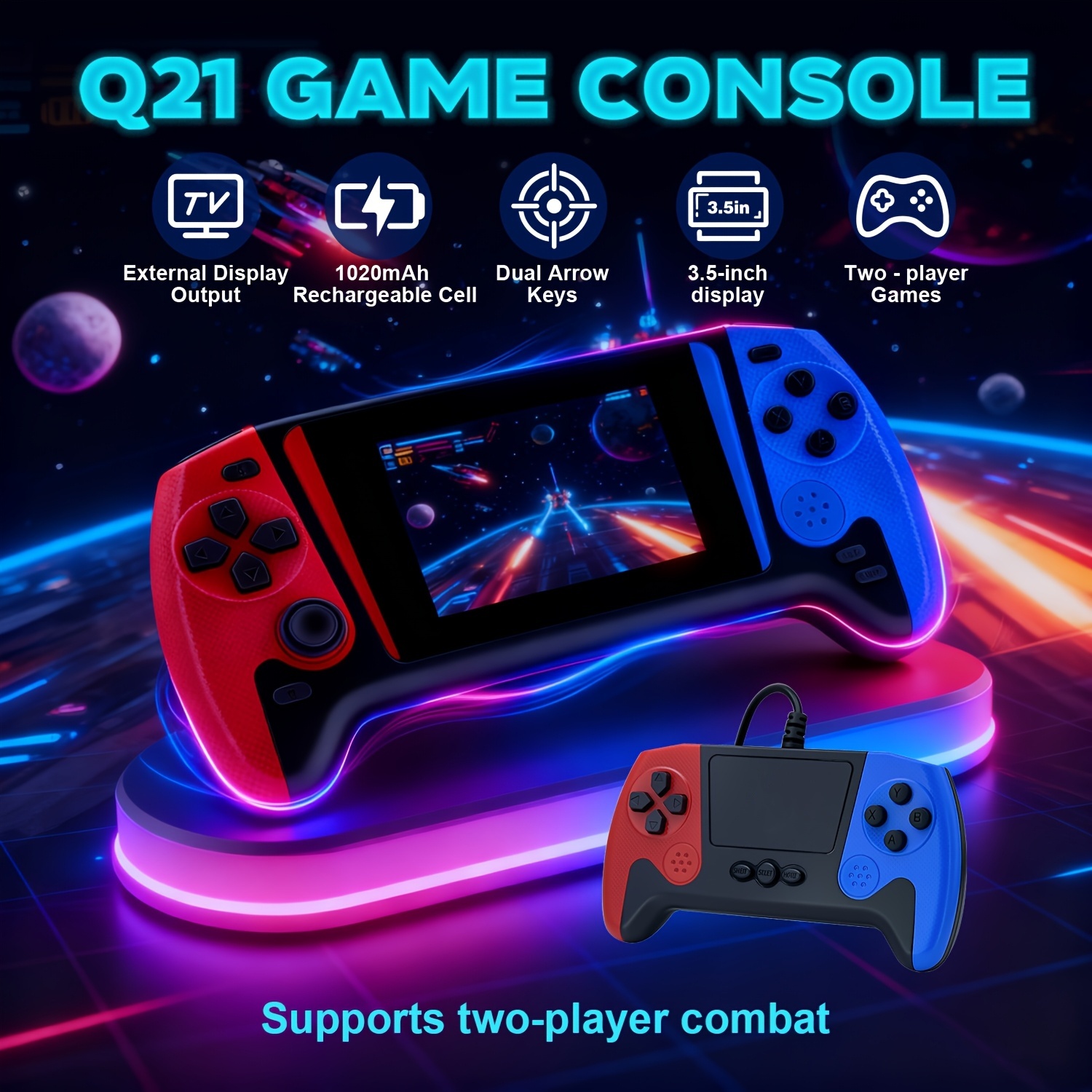 Q21 Classic Retro Handheld Gam - Retro Gaming Device ulasan dan harga