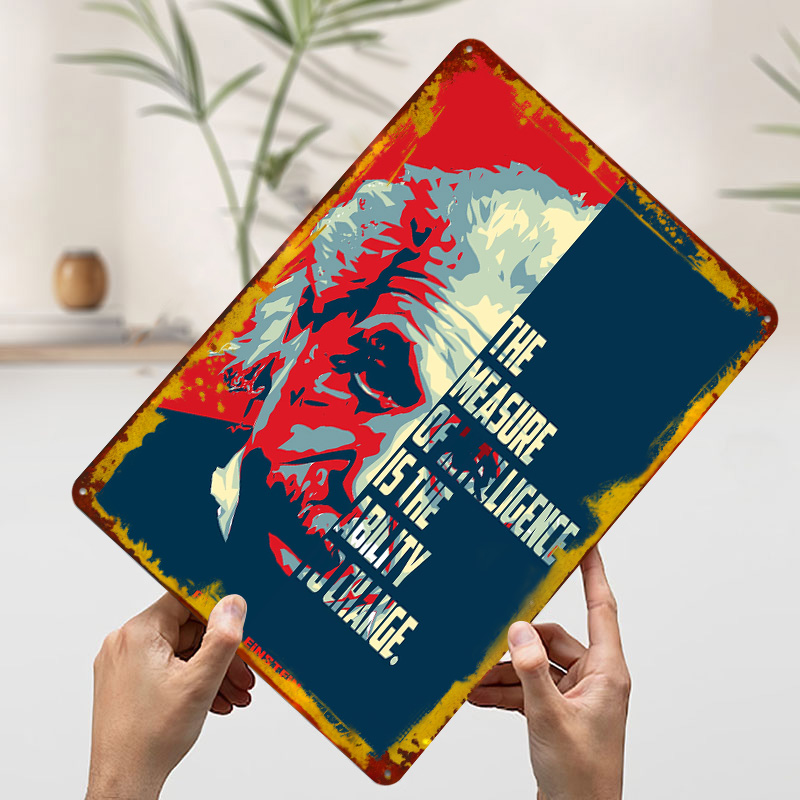 Albert Einstein Quotes Tinplat - Retro Gaming Quotes ulasan dan harga