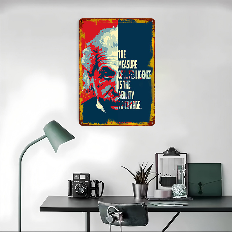 Albert Einstein Quotes Tinplat - Retro Gaming Quotes ulasan dan harga