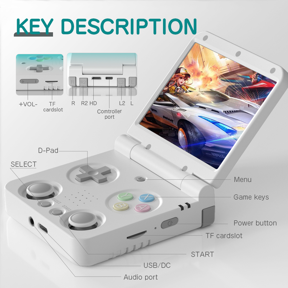 MIYOO Flip V2 Retro Handheld G - Retro Gaming Usb Stick ulasan dan harga