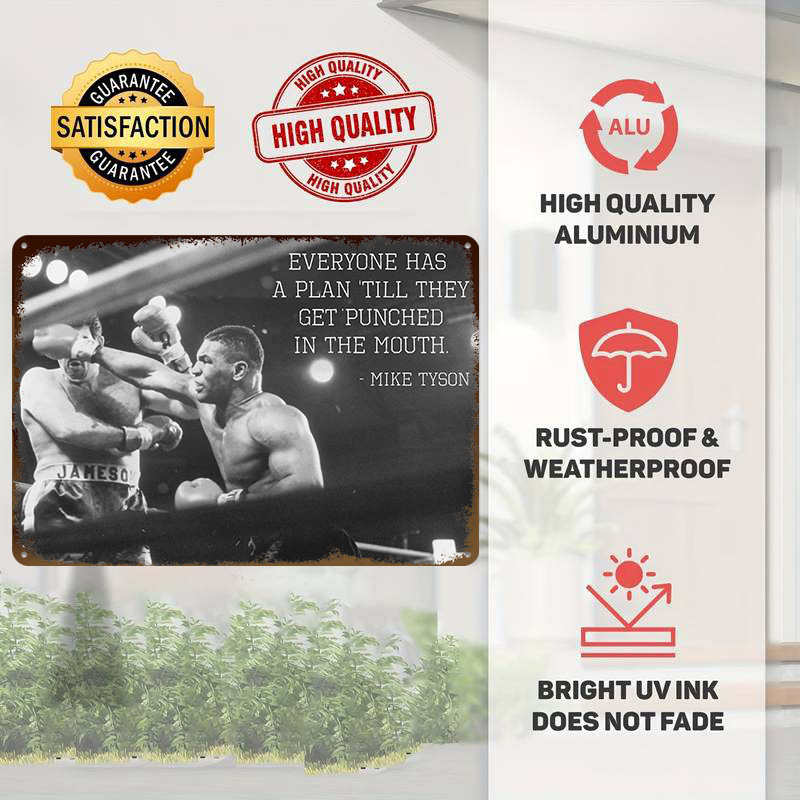 Mike Tyson Quote 3D Texture Me - Retro Gaming Quotes ulasan dan harga