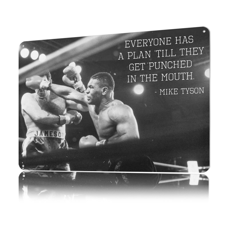 Mike Tyson Quote 3D Texture Me - Retro Gaming Quotes ulasan dan harga
