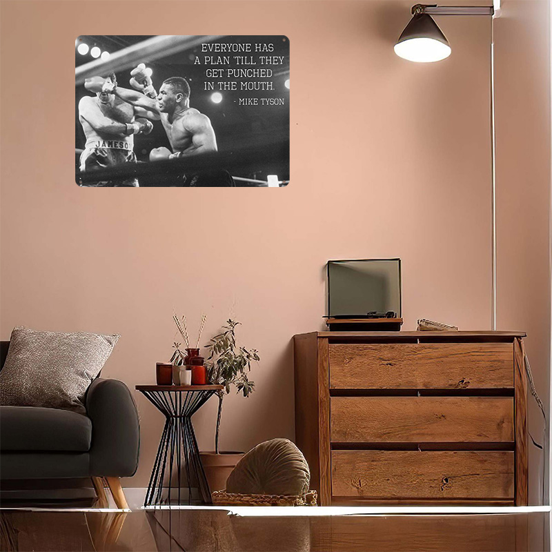 Mike Tyson Quote 3D Texture Me - Retro Gaming Quotes ulasan dan harga