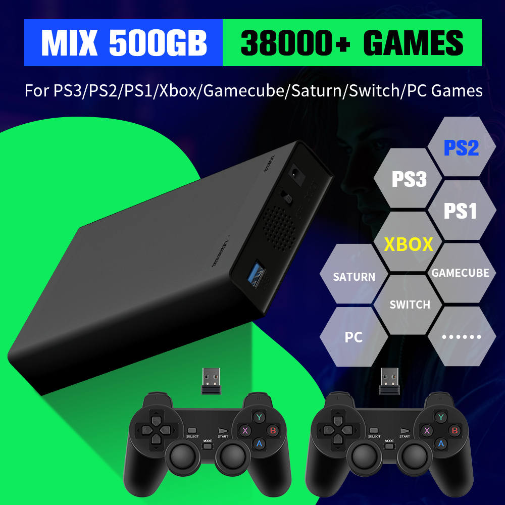 500G Game Hard Drive With 3800 - Retro Gaming Devices ulasan dan harga