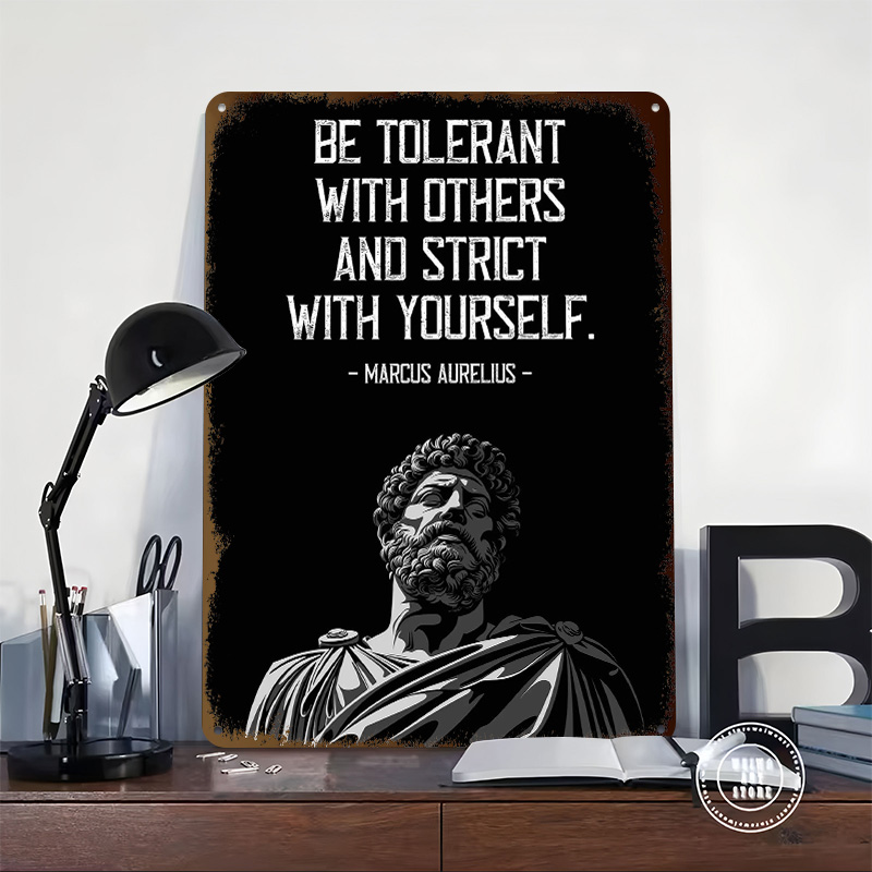Marcus Aurelius Quote Metal Po - Retro Gaming Quotes ulasan dan harga