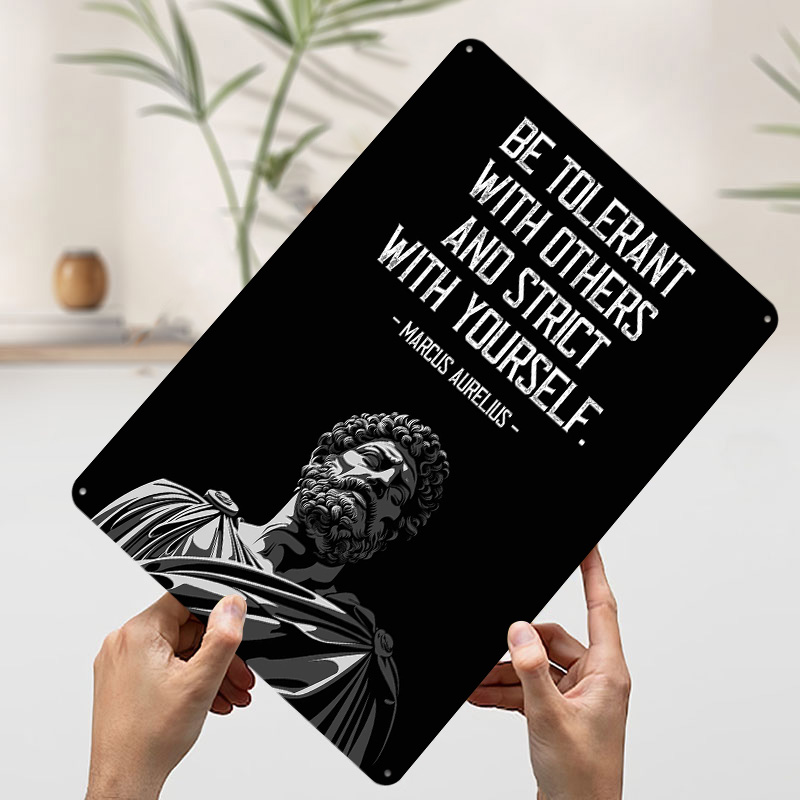 Marcus Aurelius Quote Metal Po - Retro Gaming Quotes ulasan dan harga