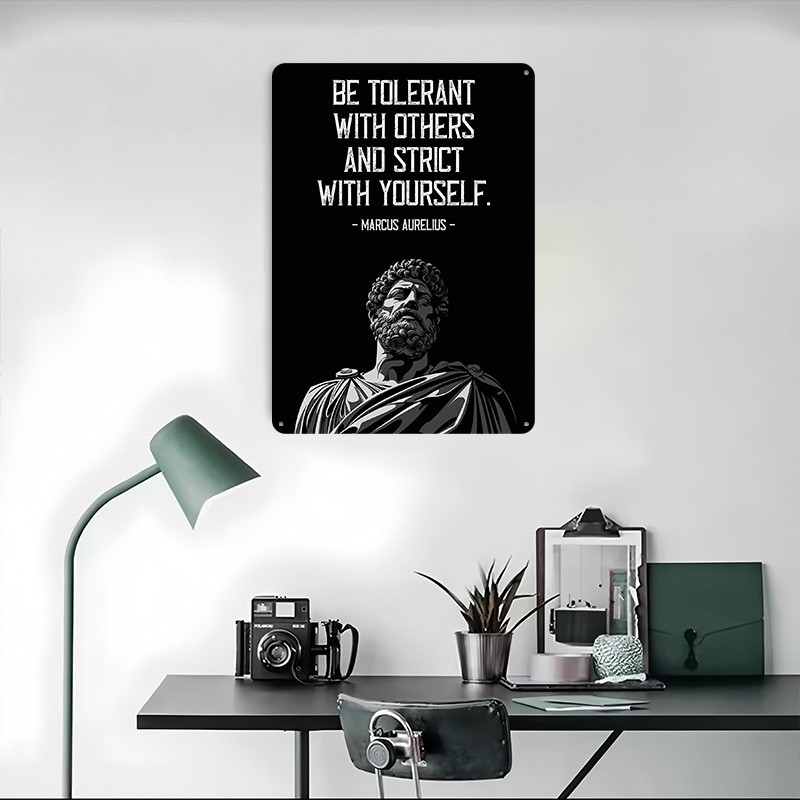 Marcus Aurelius Quote Metal Po - Retro Gaming Quotes ulasan dan harga