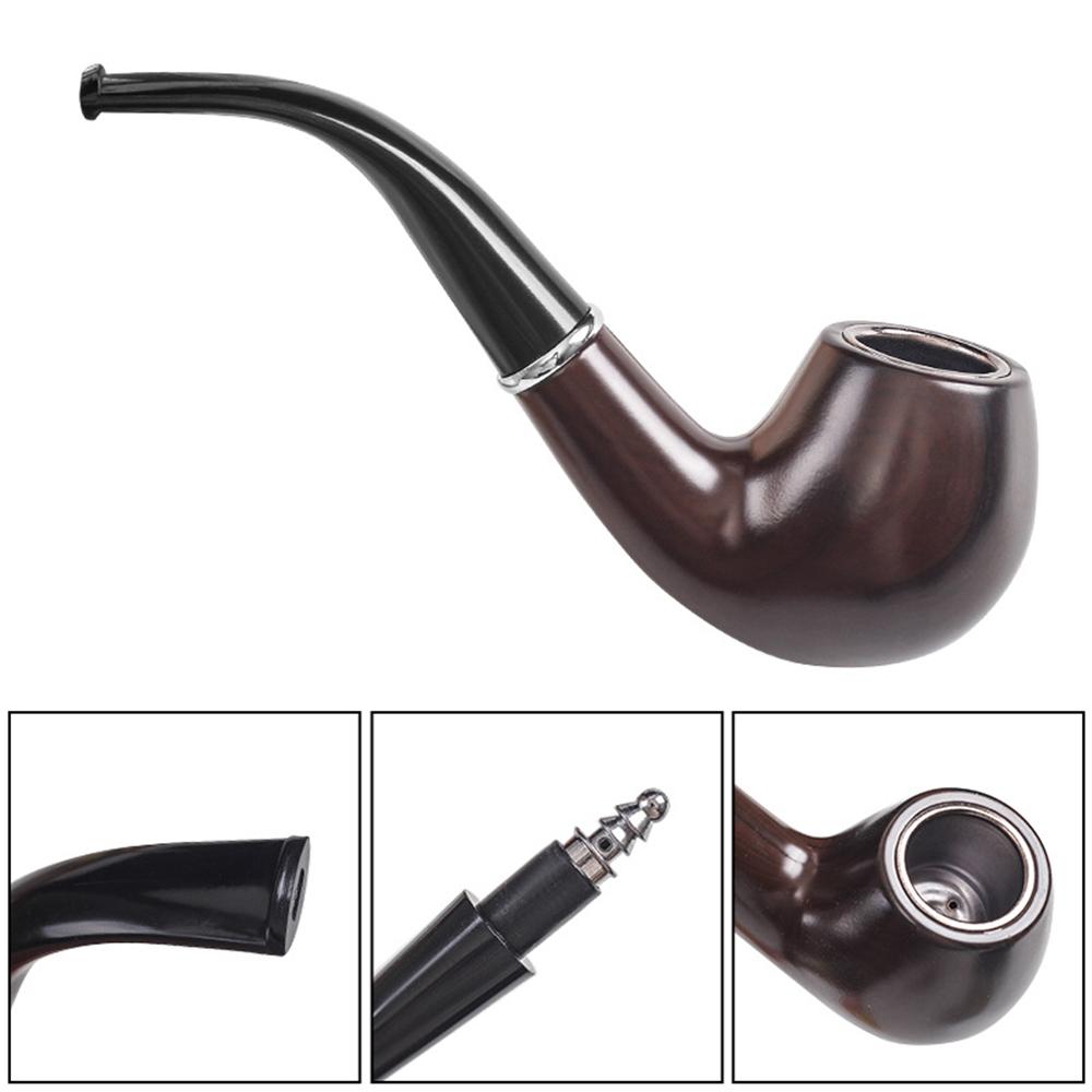 Retro Resin Ebony Smoking Pipe - Console Retro Gaming Portable ulasan dan harga