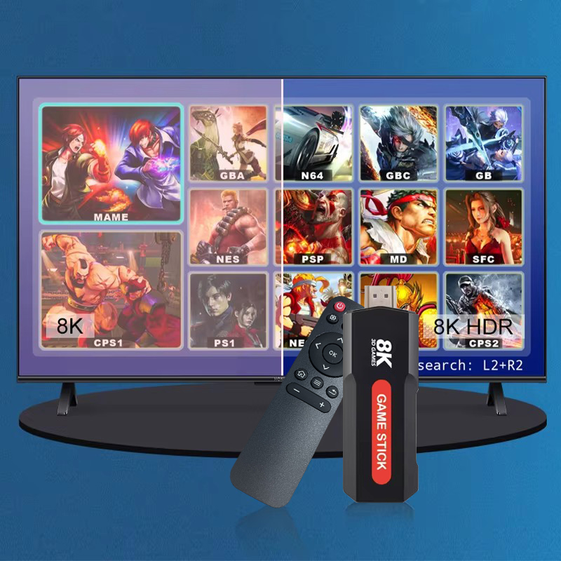 X2 Game Stick HD 4K 8K 3D Cons - Retro Gaming Os ulasan dan harga