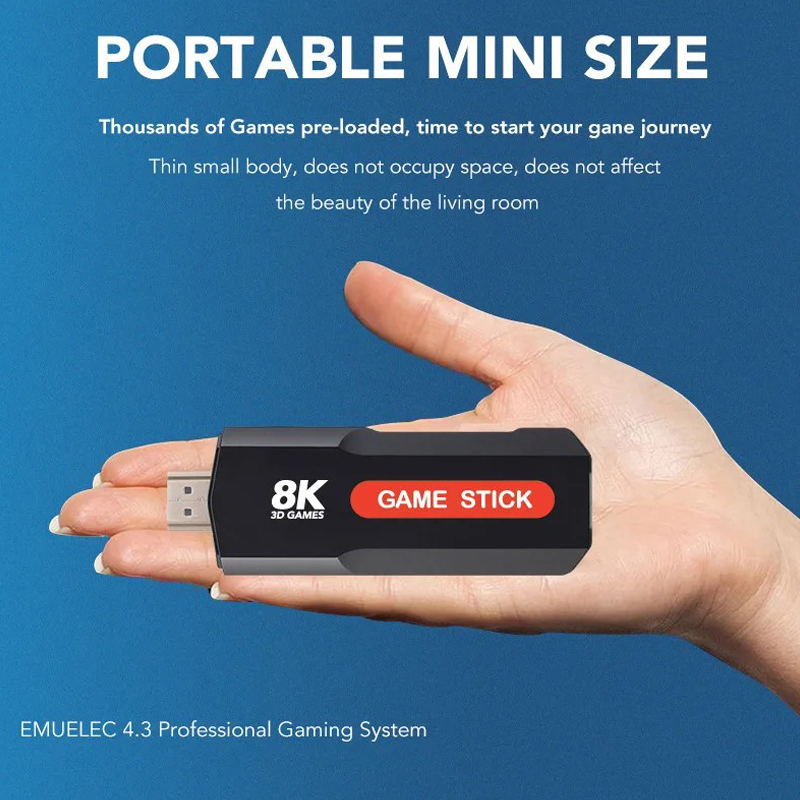 X2 Game Stick HD 4K 8K 3D Cons - Retro Gaming Os ulasan dan harga